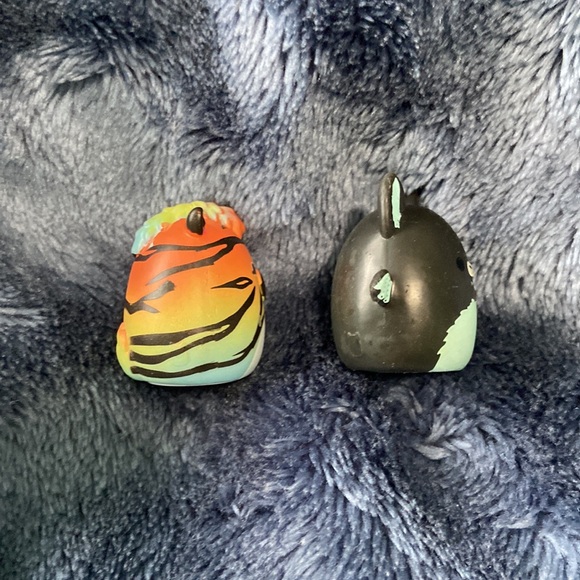 Squishmallows Squish-a-longs Safiyah the zebra #90  and Aldous the bat #92. - Picture 7 of 12